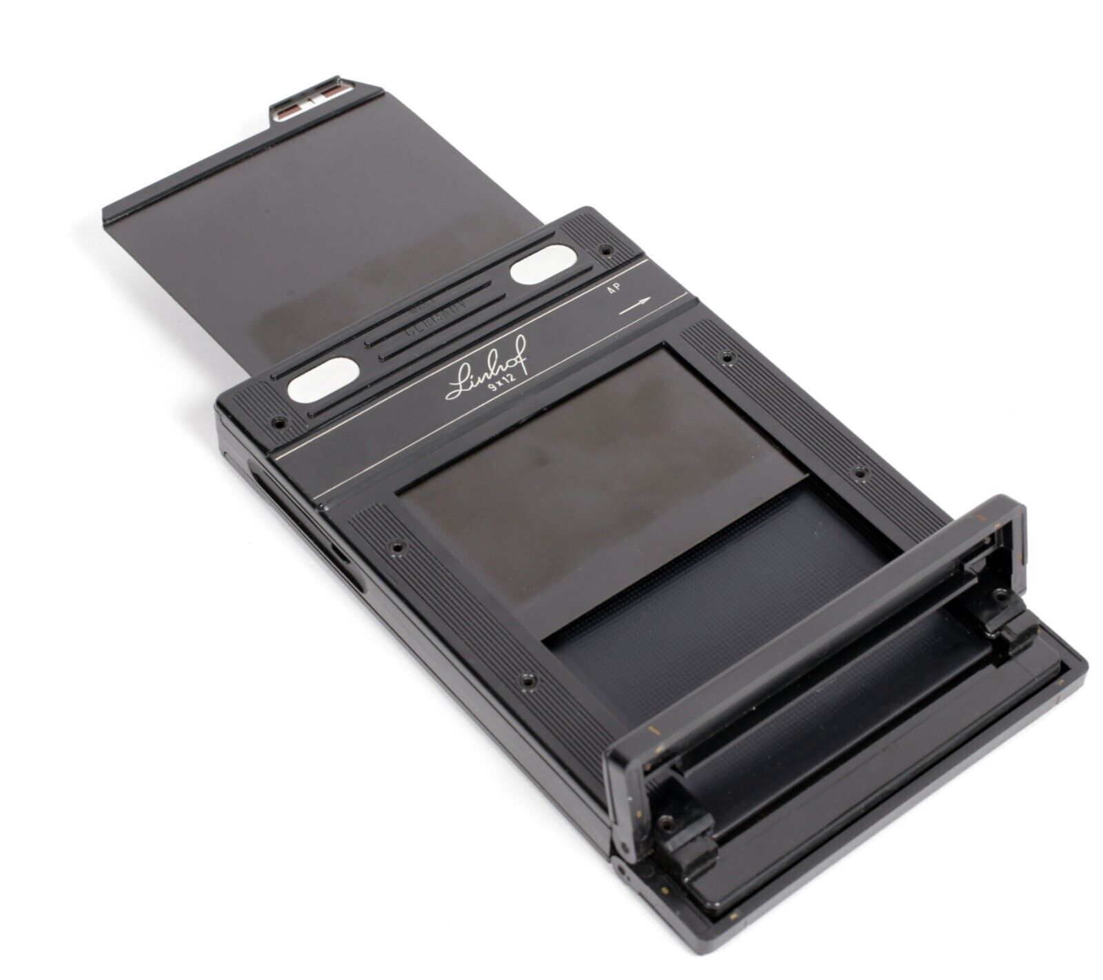 Linhof 4X5 OR 9x12 plate holder (wet dry plate tin type collodion ) |  CatLABS
